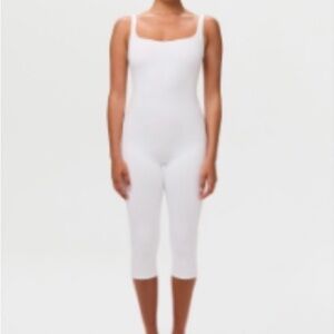 Naked wardrobe smooth Tank Capri jumpsuit